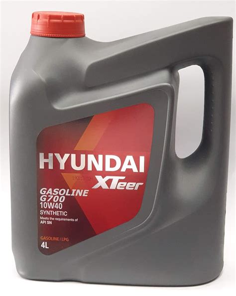 Hyundai XTEER Gasoline G700 10W40 Engine Oil(4L) : Amazon.in: Car ...