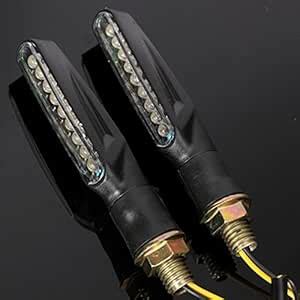 LEEBO Motorcycle Amber LED Turn Signal Indicators Light Lamp Regal ...
