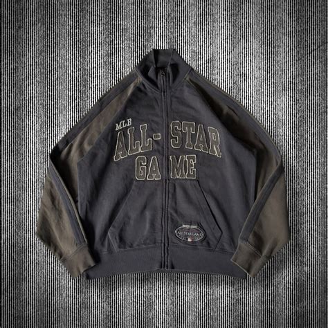 00s BANNER SUPPLY Co. “MLB ALL STAR GAME 2008” Cotton Track Jacket ...