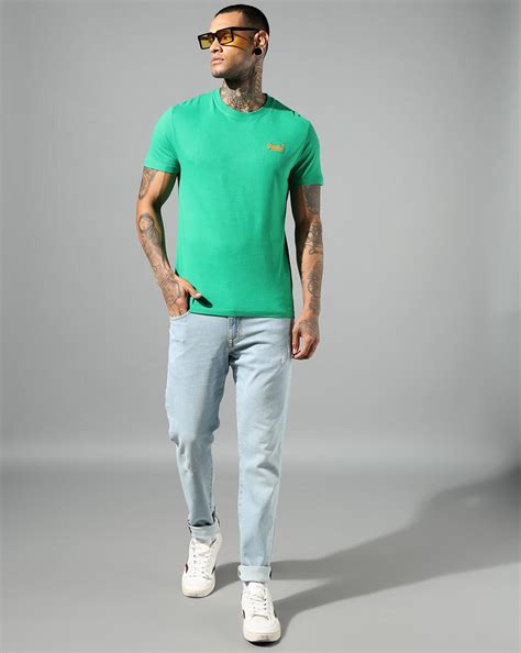 ESSENTIAL LOGO EMB TEE-Contrast