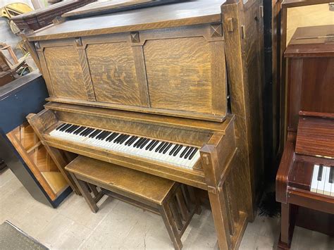 Packard Mission Style Upright Piano | Grand American Piano
