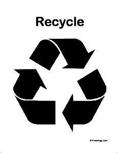 Image result for Recycle Symbol Simple Drawing