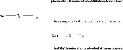 Sodium Hydroxide Lewis Dot Structure