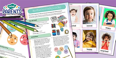 SEND Early Years Activities: Emotion-Based Collage Making