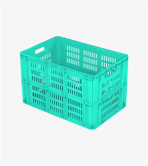 Material Handling Plastic Crates | Supreme's Rib Bottom Closed Crates ...