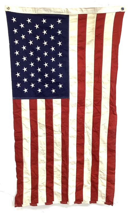 Lot - United States Bull Dog Bunting 49 Star Flag