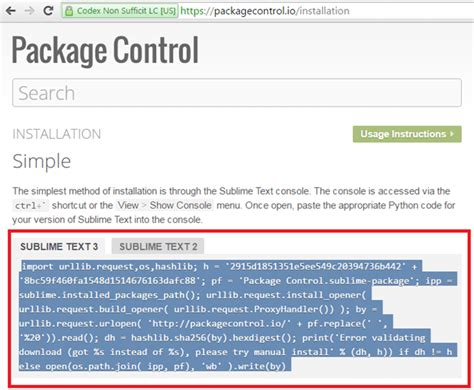 Sublime Text 4 Package Control 的图像结果