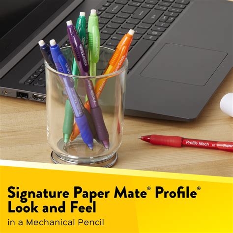 Buy Paper Mate Profile Mechanical Pencil Set, 0.7mm #2 Pencil Lead ...