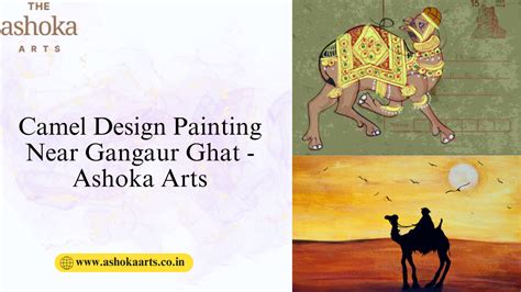 Camel Design Painting Near Gangaur Ghat