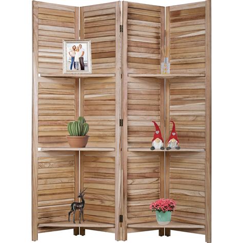 4 Panels Room Divider 6 Ft Tall And Extra Wide | Desertcart INDIA