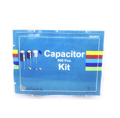Ceramic Capacitor Assortment Kit Box - 600 pcs 24 Value Electronics ...
