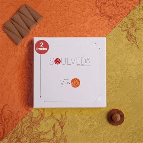 Soulveda Fire Premium Incense Cones – Pack of 2 – Sandalwood & Cinnamon ...