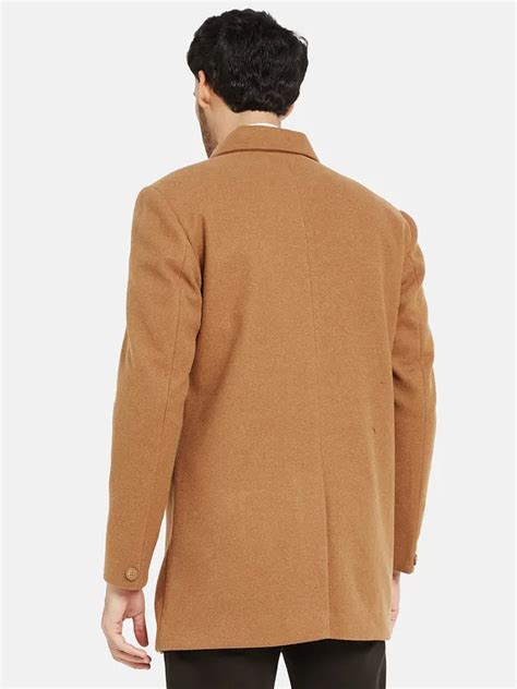 METTLE Men Single-Breasted Over Coat