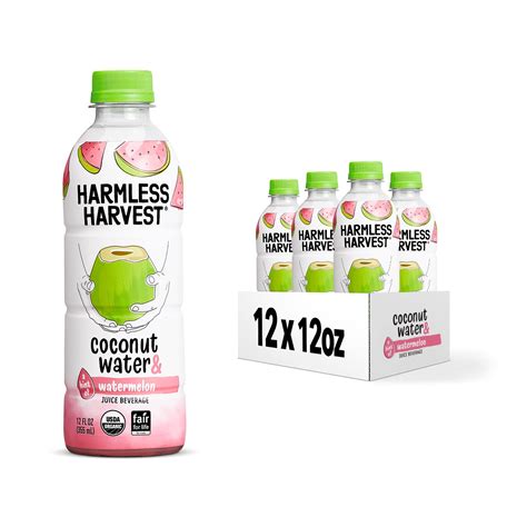 Harmless Harvest Organic Coconut Water Drink Hydration With Natural ...