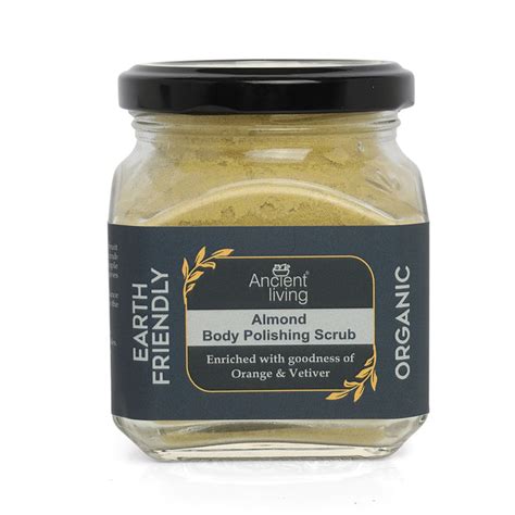 Almond Body Polishing Scrub Jar - 100 gm — Ancient Living.in
