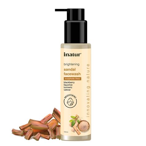 Buy Sandal Face Wash - 100ml | inatur – Inatur