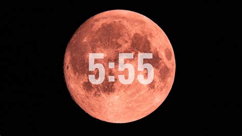 ¿Qué significa ver la hora espejo 5:55 en el amor y en luna llena ...