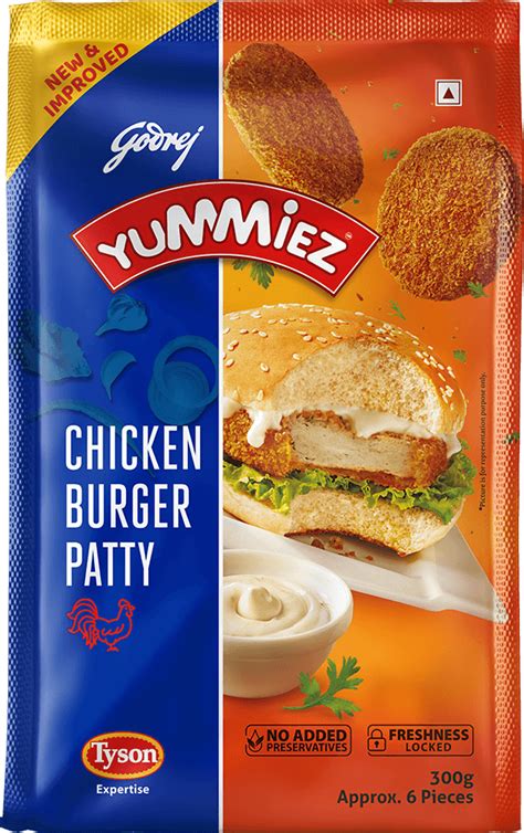 Chicken Burger Patty | Delicious & Easy to Cook | Godrej Yummiez