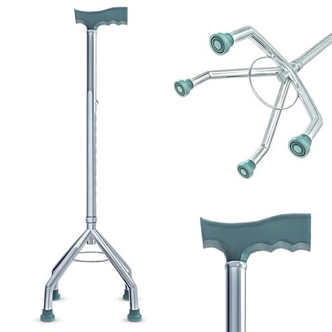 AGEasy (Max Group) Four Leg Walking Stick | Lightweight Walking Support ...
