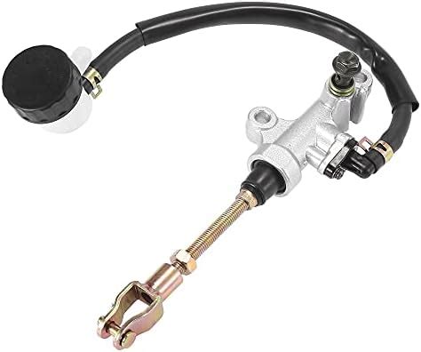 Motoforti Rear Brake Master Cylinder Pump Foot Brake with Reservoir for ...