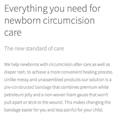 Buy Circure Circumcision Bandage Lubricated with White Petroleum Jelly ...