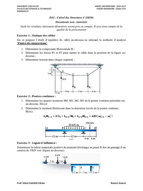 Calcul De Structures Cours 的图像结果