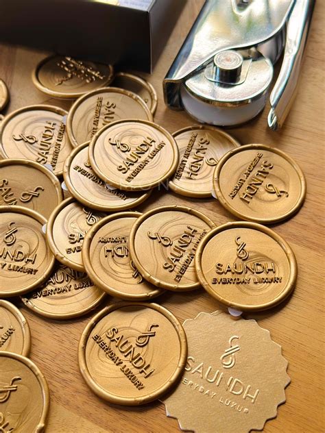 Personalized - Wax Seal Stamp and Self Adhesive | Peel-n-Stick Wax ...