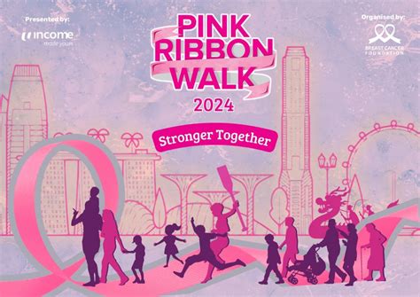 Pink Ribbon Walk 2024, Marina Barrage, Singapore, 26 October 2024 ...