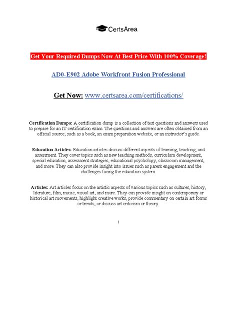 AD0-E902 Adobe Workfront Fusion Professional - Get Your Required Dumps ...