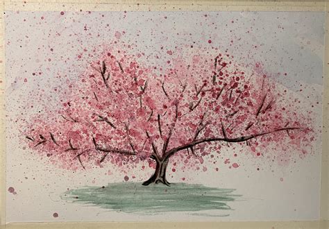 Cherry Tree Drawing Easy at Indiana Houlding blog