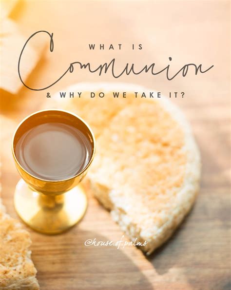 Why do we take communion? – House Mix