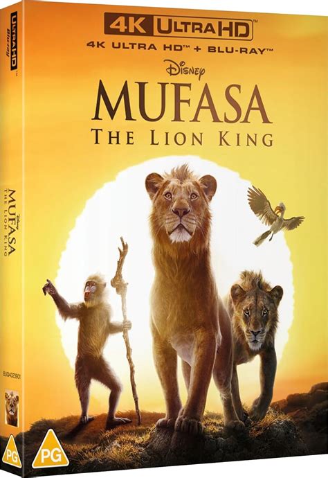 Amazon.com: Mufasa: The Lion King [4K UHD + Blu-ray] [Region Free ...
