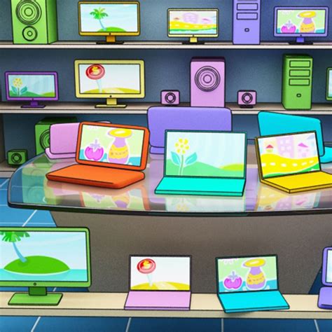 Computer Shop Cartoon 的图像结果