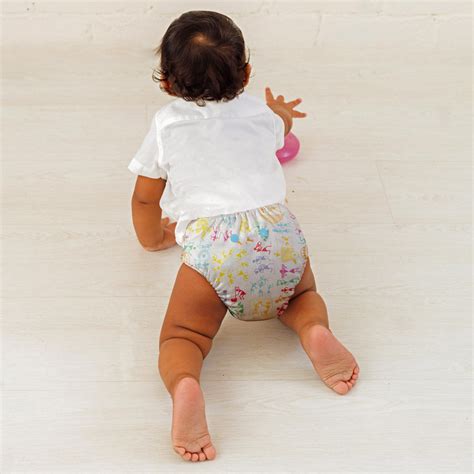 Freesize UNO Cloth Diapers (White Warli) by SuperBottoms