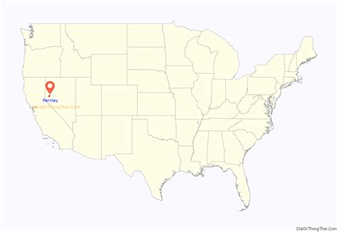 Map of Fernley city - Thong Thai Real