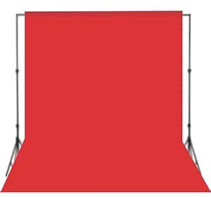 HomeArt 6x9 Ft. Wrinkle-Free Red Screen Backdrop Background Curtain for ...