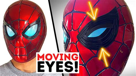 Spider-Man Helmet With MOVING LENSES! DIY (Iron Spider) - YouTube