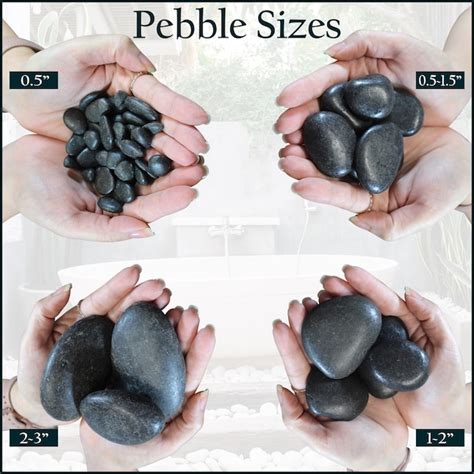 Rain Forest Black Super Polished Pebbles 2-3-in 30lbs - Landscaping ...