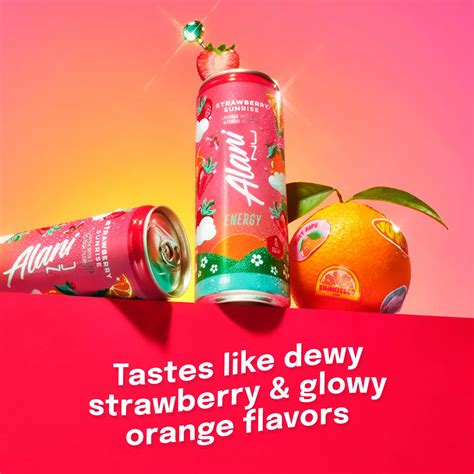 Alani Nu Zero Sugar Energy Drink - Strawberry Sunrise - Shop Sports ...