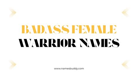 Lady Warrior Names