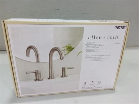 allen + roth Harlow Brushed Nickel Pvd Widespread 2-handle WaterSense ...