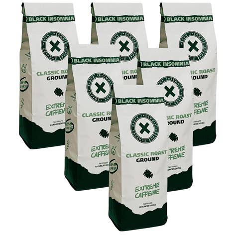 Black Insomnia Extreme Caffeine Coffee - World's Strongest Highly ...