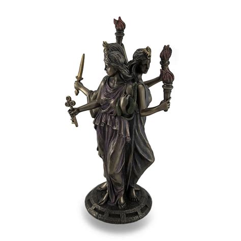 Veronese Design Bronze Finish Triple Form Hecate Greek Goddess of Magic ...