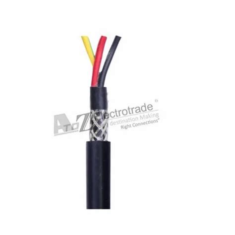Industrial Braided Cables - Polycab 0.5 Sq Mm X 3 Core ATC Braided ...