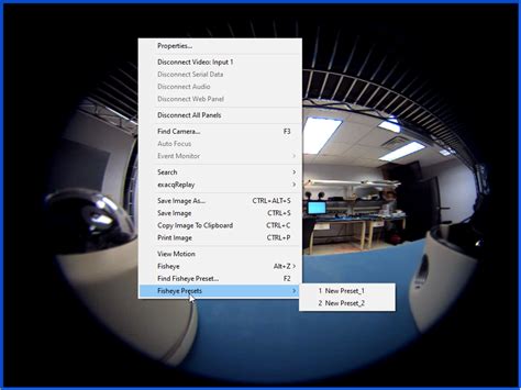 exacqVision User Setup 的图像结果