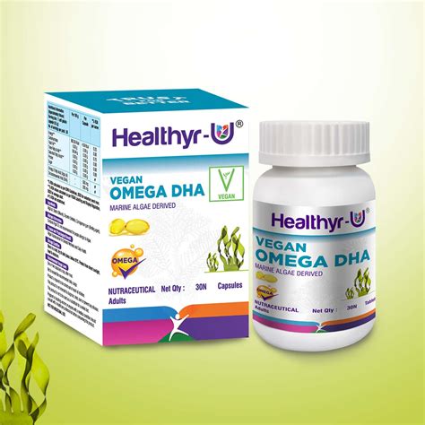 Buy HEALTHYR-U VEGAN OMEGA DHA BOTTLE OF 30 CAPSULES Online & Get Upto ...