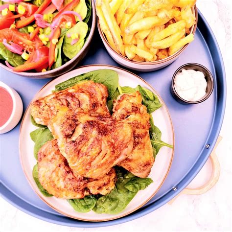 How to Air Fry Chicken Thighs (On The Bone) – Feast Glorious Feast