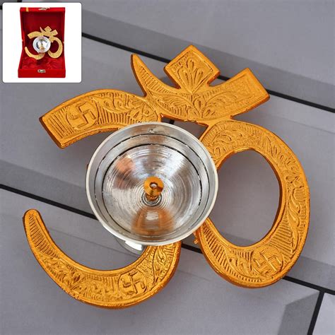 Om Symbol Brass Oil Diya (1 Pc) – Sky Shopy