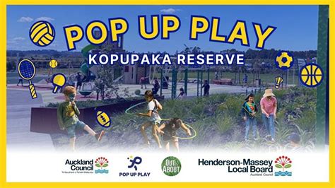 Pop up Play - Royal Reserve Playground, Massey. 20th Jan 2024. FREE ...