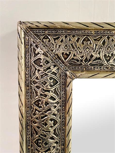 Hollywood Regency Style Silver Large Wall, Floor Pier Mirror in ...